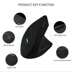 Ergonomic Wireless Vertical Mouse