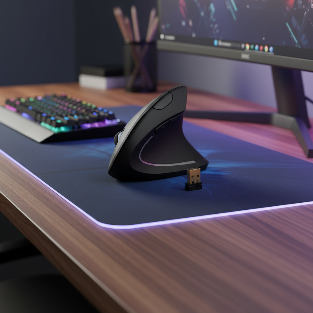 Ergonomic Wireless Vertical Mouse